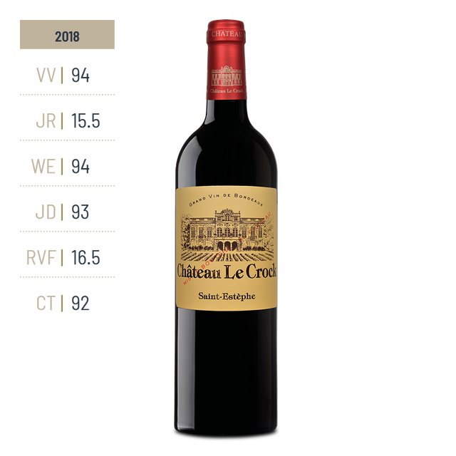 Chateau Le Crock - Chateau Le Crock Aop Saint Estephe - Rouge - 2018 - 0,75