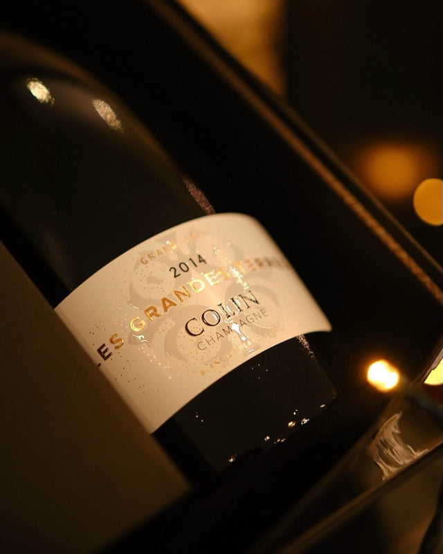 CHAMPAGNE COLIN - Les Grandes terres blanc de blanc Grand Cru - Effervescent Blanc - 2014 - 0,75