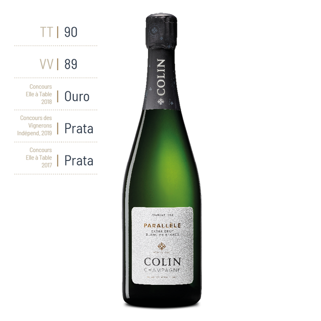 CHAMPAGNE COLIN - Parallele 1er cru blanc de blanc 1er Cru - Effervescent Blanc - Nv