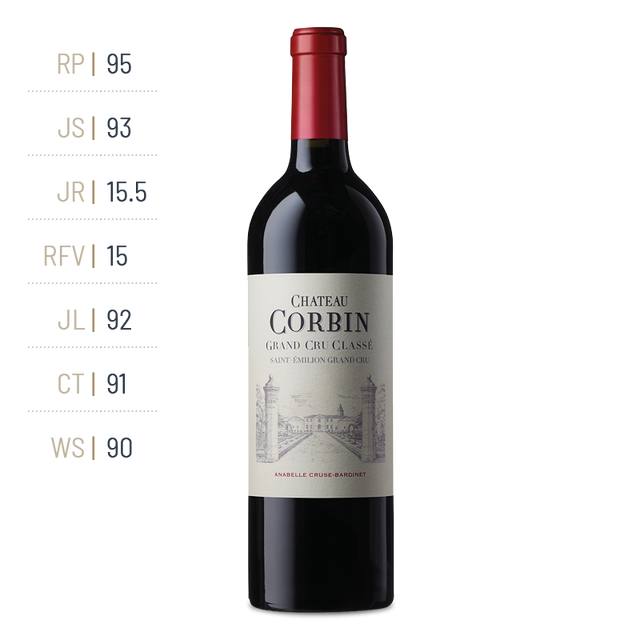 Chateau Corbin - Chateau Corbin Aop Saint Emilion Grand Cru - Rouge - 2019 - 0,75