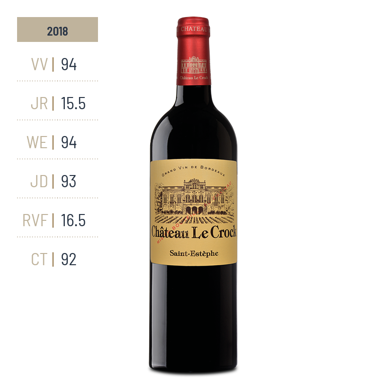 Chateau Le Crock - Chateau Le Crock Aop Saint Estephe - Rouge - 2018 - 0,75