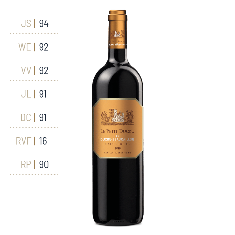 Chateau Ducru Beaucaillou - Le Petit Ducru de Ducru-Beaucaillou - Rouge - 2019