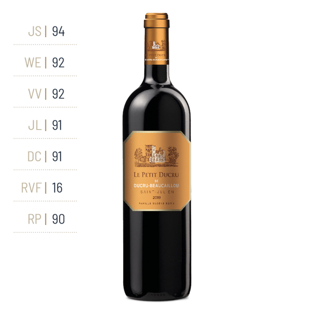 Chateau Ducru Beaucaillou - Le Petit Ducru de Ducru-Beaucaillou - Rouge - 2019